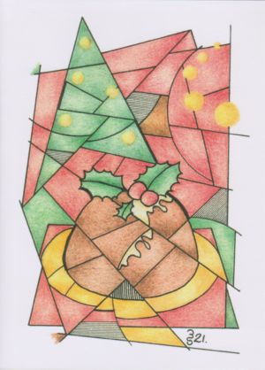 Christmas Card - 'Puddin'