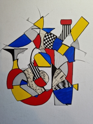 L6 - 'Wine & Music' - Unframed Original